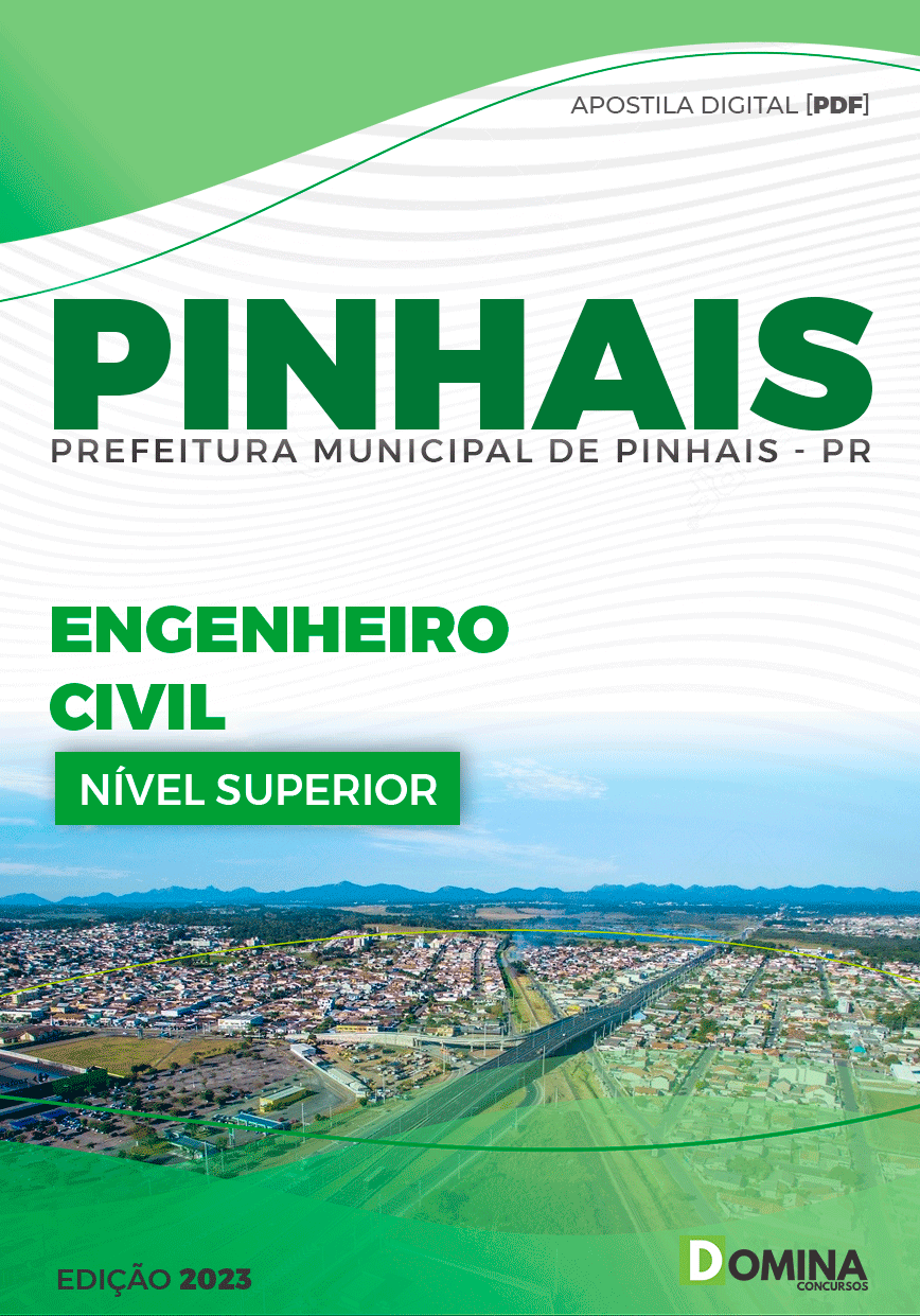 Apostila Pref Pinhais PR 2023 Engenheiro Civil