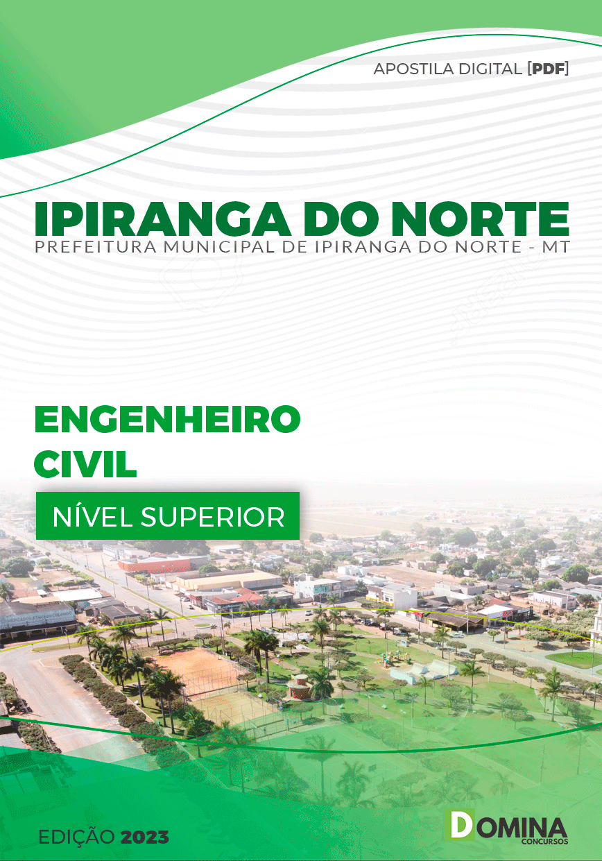 Apostila Pref Ipiranga do Norte MT 2023 Engenheiro Civil