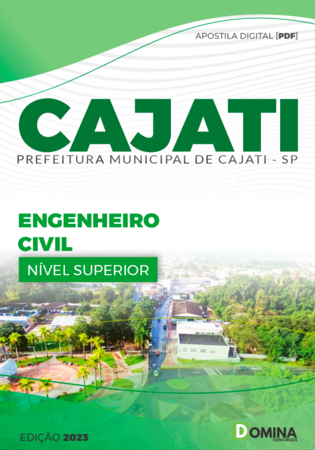 Apostila Pref Cajati SP 2023 Engenheiro Civil