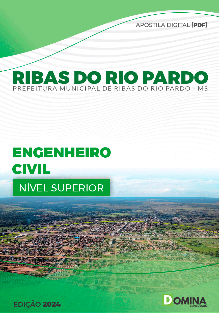 Apostila Pref Ribas do Rio Pardo MS 2024 Engenheiro Civil