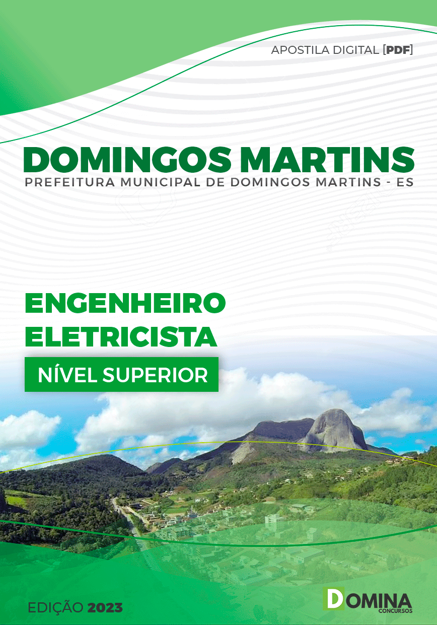 Apostila Pref Domingos Martins ES 2023 Engenheiro Eletricista