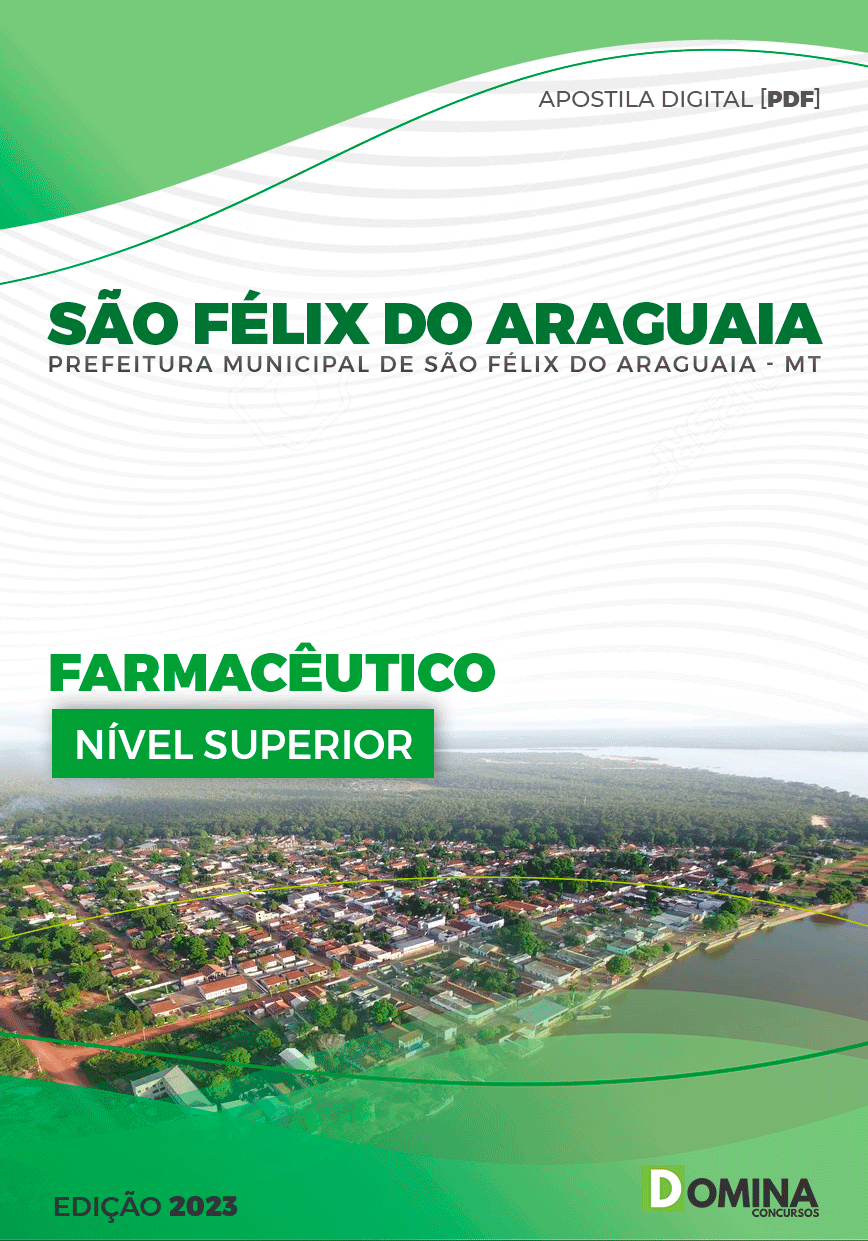 Apostila Pref São Félix do Araguaia MT 2023 Farmacêutico