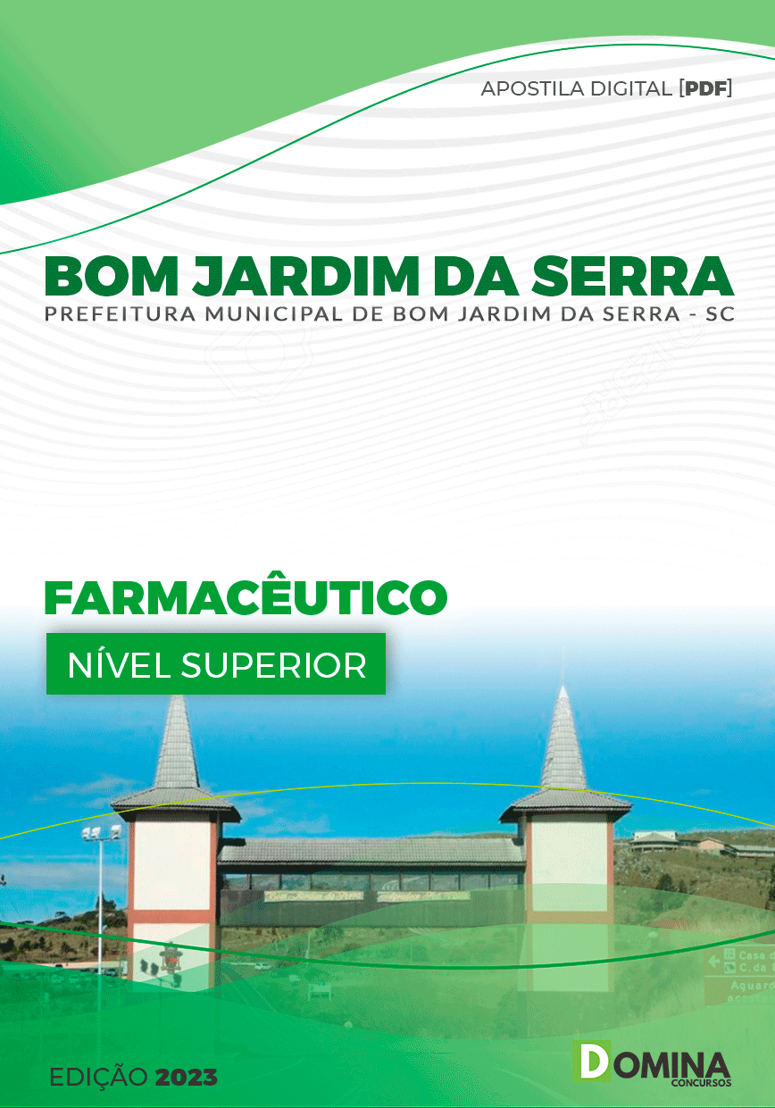 Apostila Pref Bom Jardim da Serra SC 2023 Farmacêutico