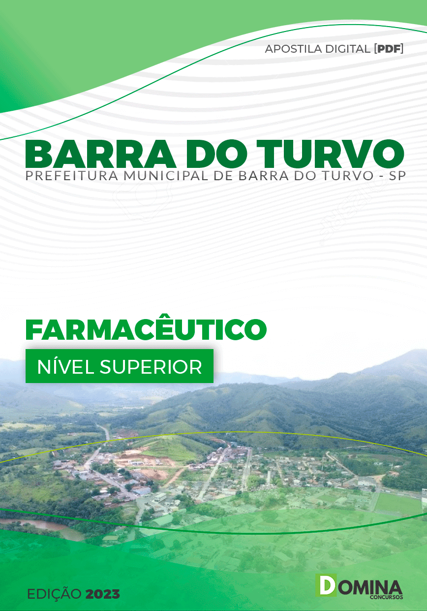 Apostila Pref Barra do Turvo SP 2023 Farmacêutico