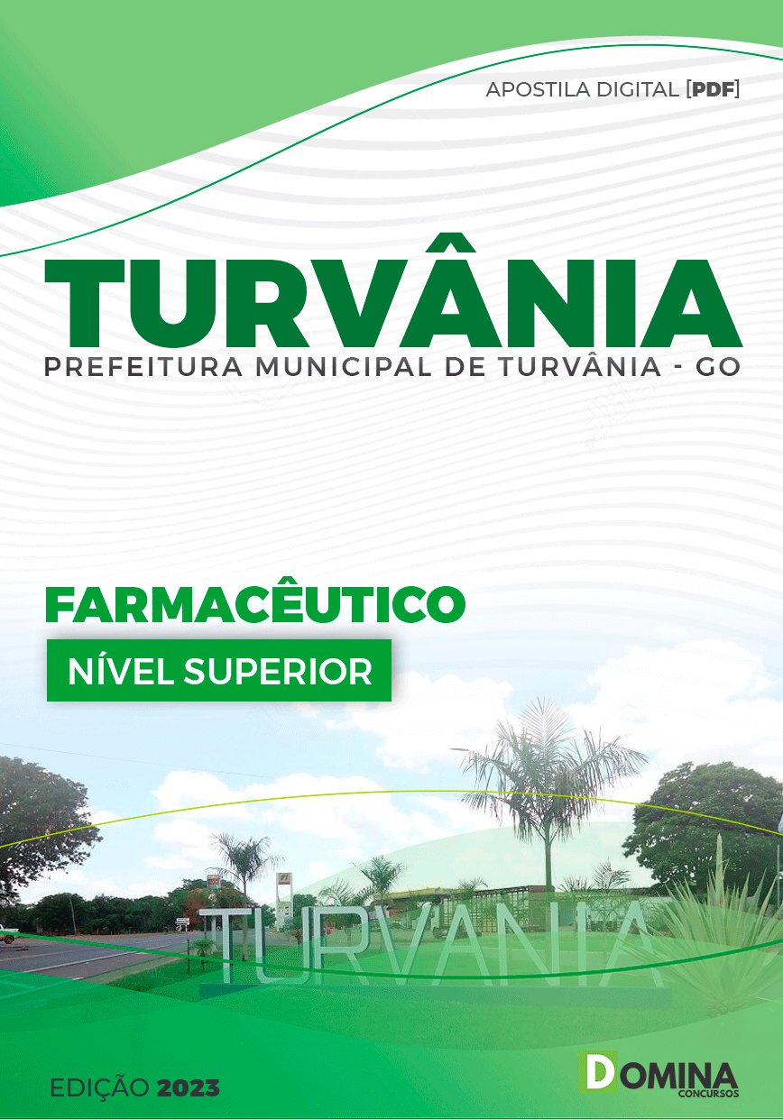 Apostila Pref Turvânia GO 2023 Farmacêutico