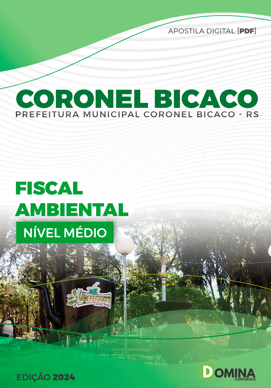 Apostila Pref Coronel Bicaco RS 2024 Fiscal Ambiental