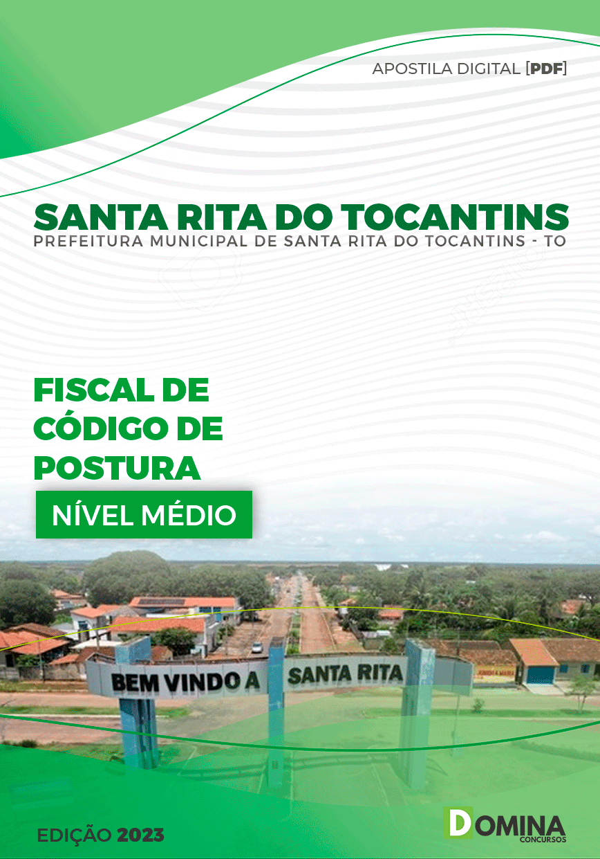 Apostila Pref Santa Rita do Tocantins TO 2023 Fiscal Código Postura