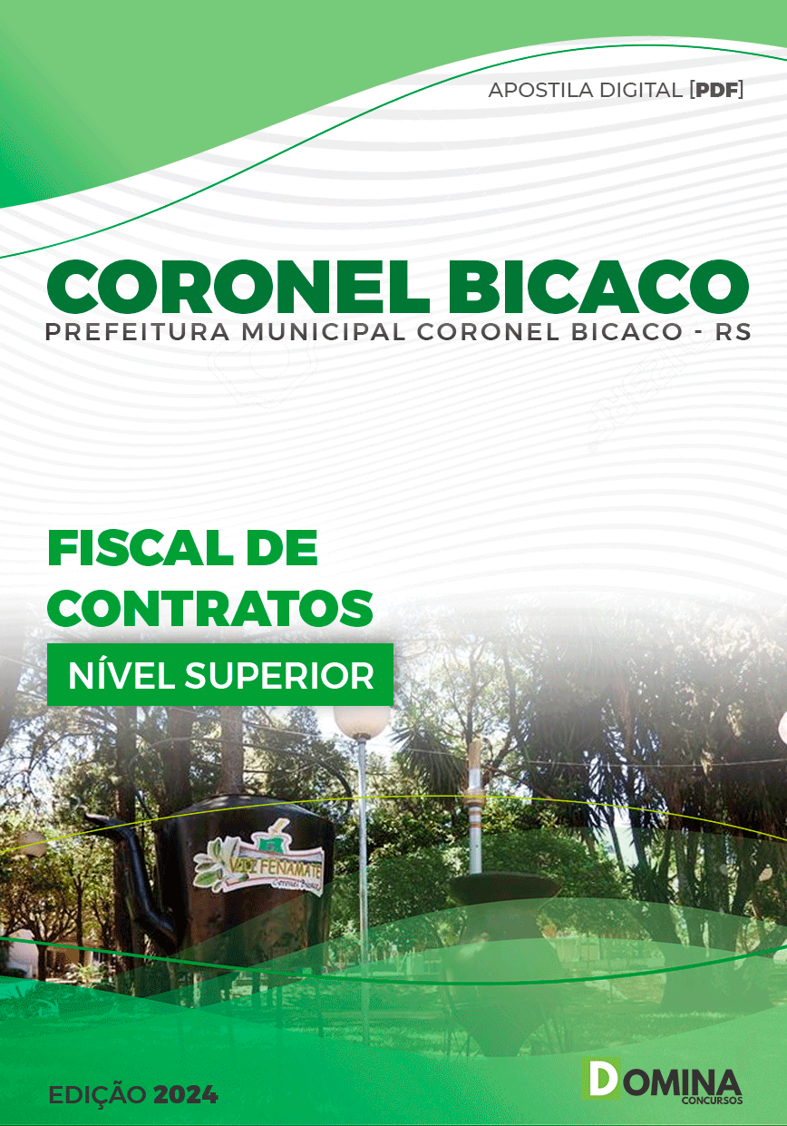 Apostila Pref Coronel Bicaco RS 2024 Fiscal Contratos