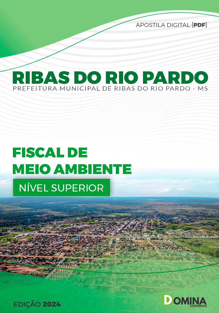 Apostila Pref Ribas do Rio Pardo MS 2024 Fiscal Meio Ambiente