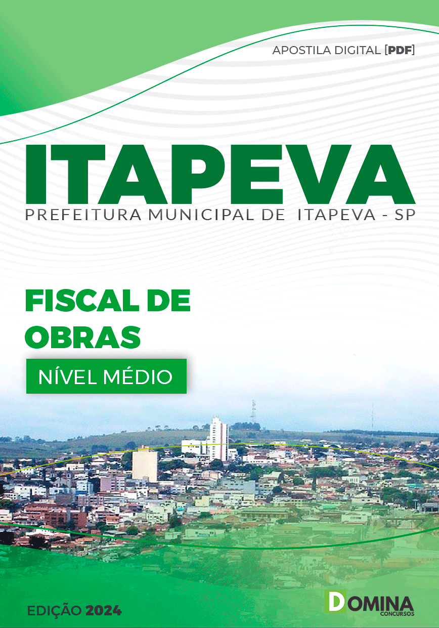 Apostila Pref Itapeva SP 2024 Fiscal de Obras