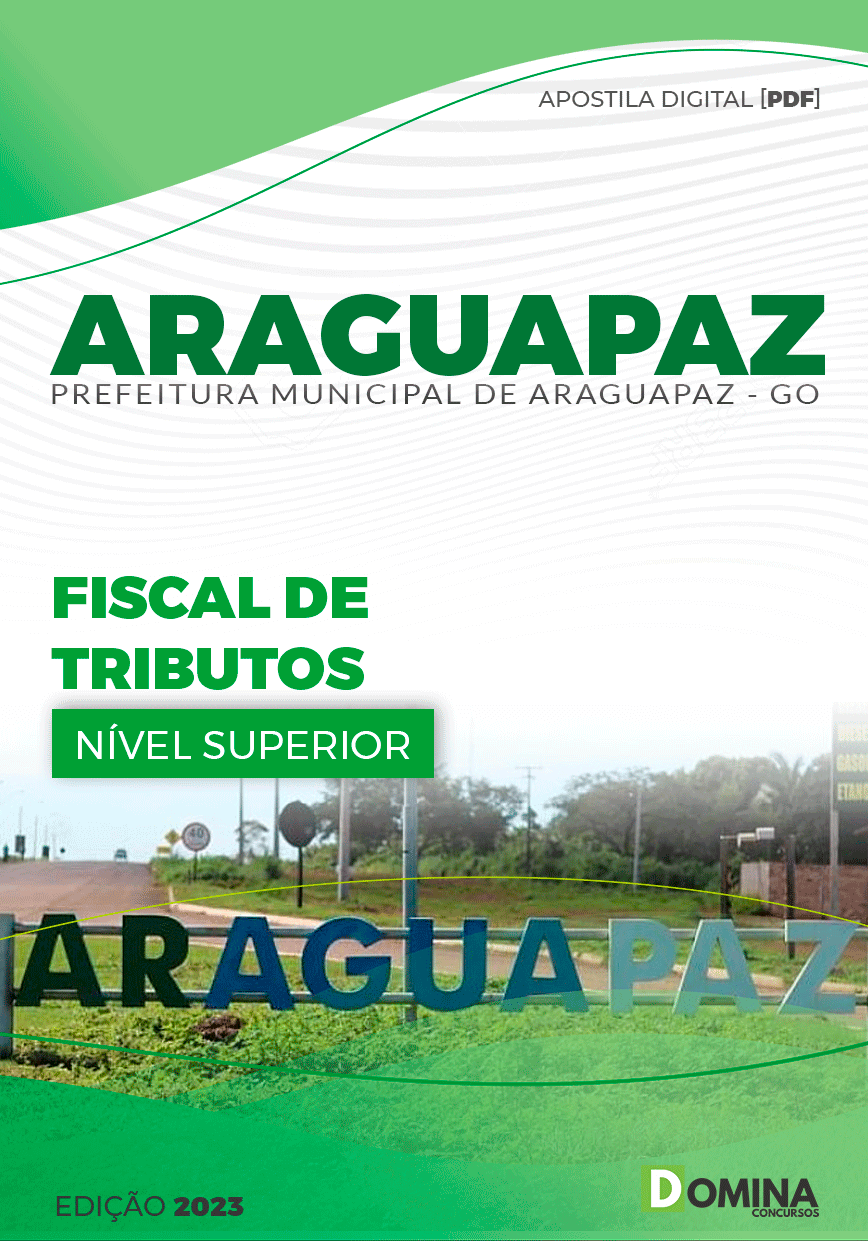 Apostila Pref Araguapaz GO 2023 Fiscal Tributos