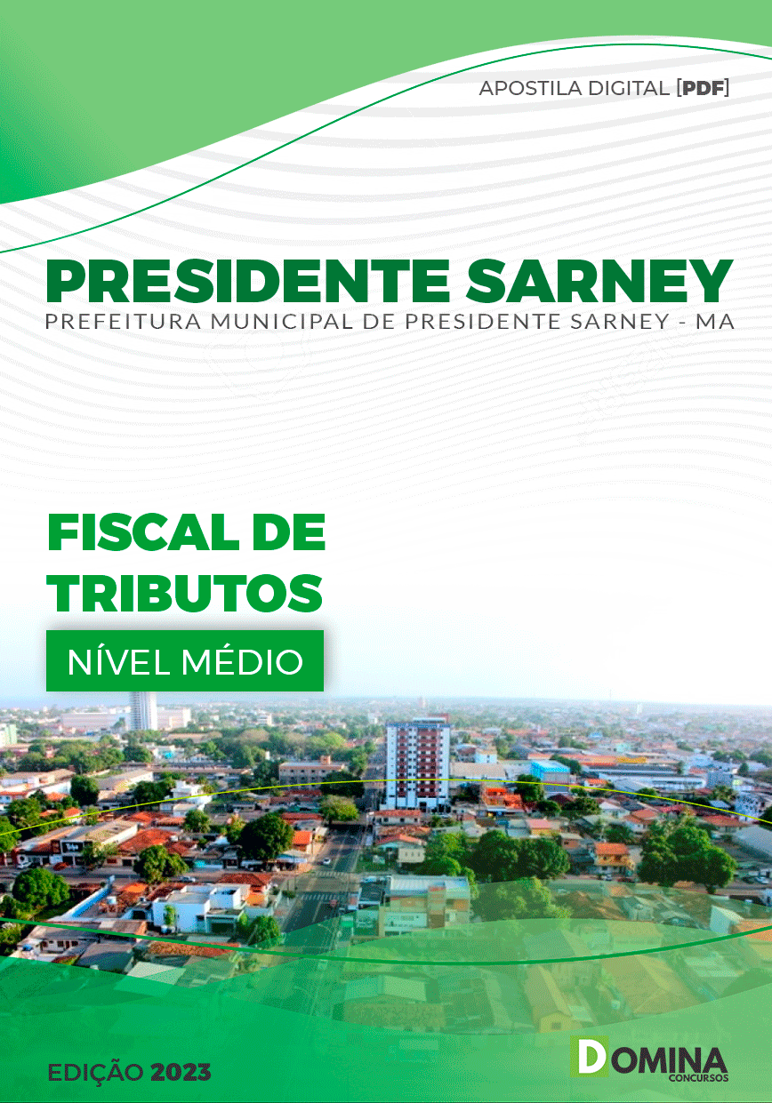 Apostila Pref Presidente Sarney MA 2023 Fiscal Tributos