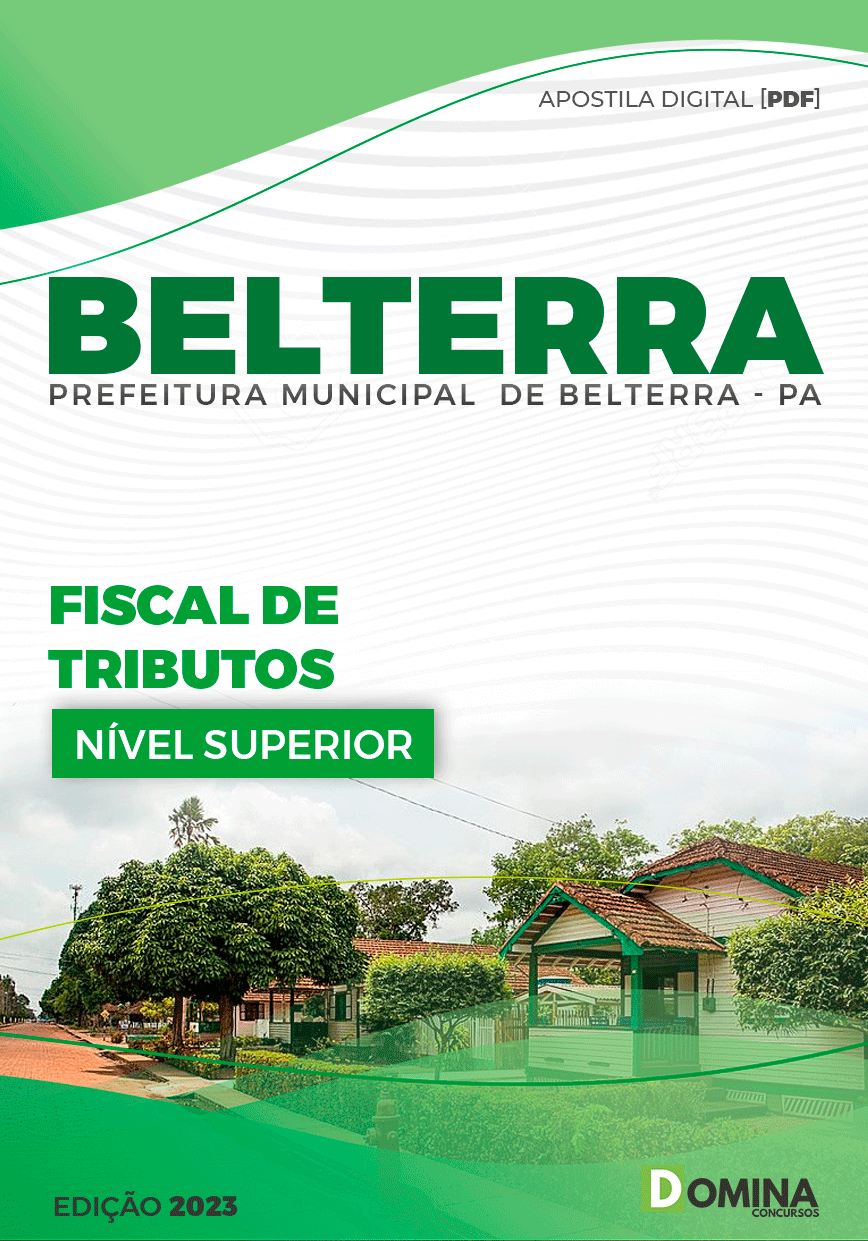Apostila Concurso Pref Belterra PA 2023 Fiscal Tributos