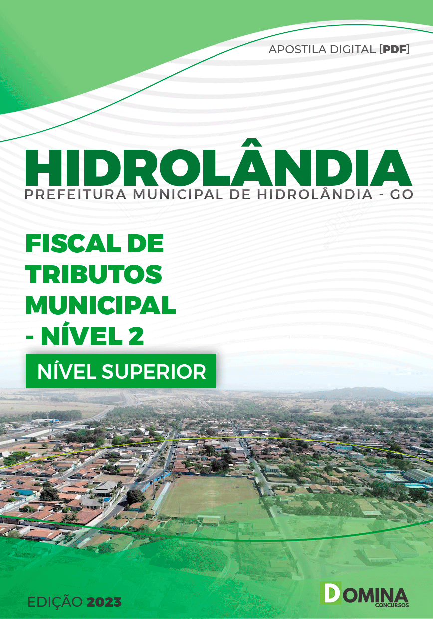 Apostila Pref Hidrolândia Go 2023 Fiscal de Tributos Municipal