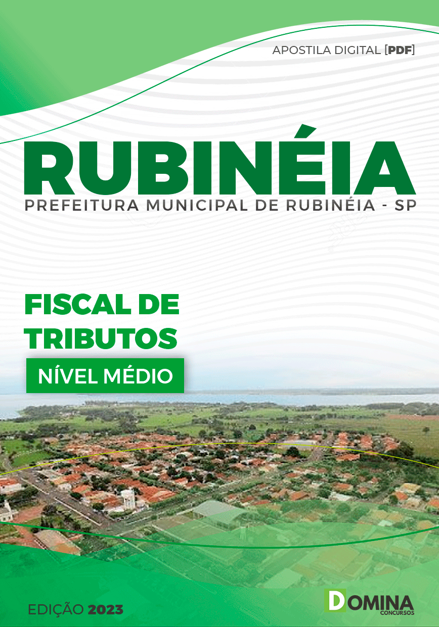 Apostila Pref Rubinéia SP 2023 Fiscal Tributos