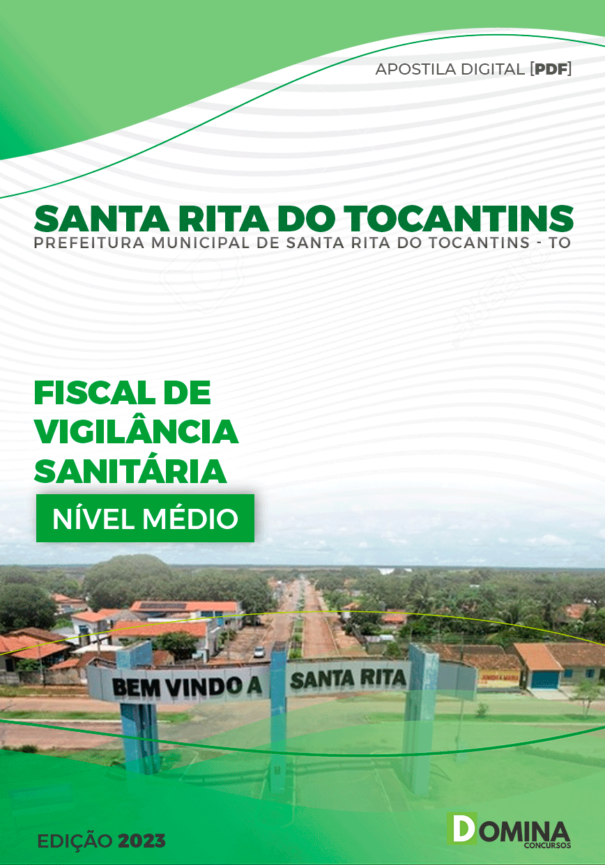 Apostila Pref Santa Rita do Tocantins TO 2023 Fiscal Vigilância Sanitária