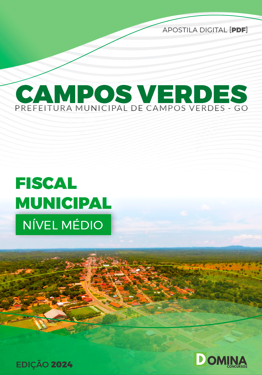 Apostila Pref Campos Verdes GO 2023 Fiscal Municipal