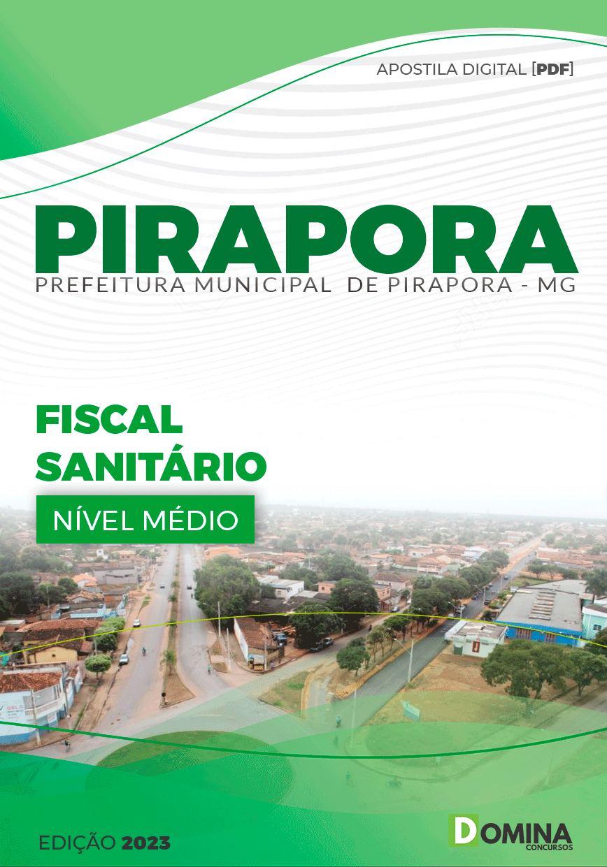 Apostila Pref Pirapora MG 2023 Fiscal Sanitário