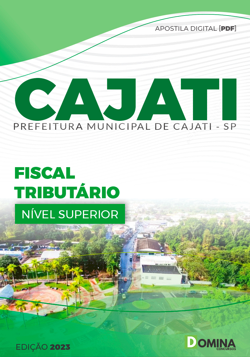 Apostila Pref Cajati SP 2023 Fiscal Tributário