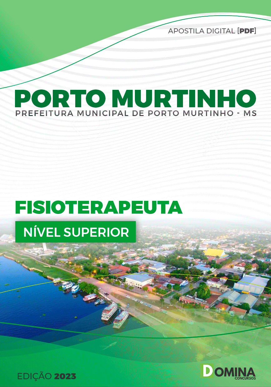 Apostila Pref Porto Murtinho MG 2023 Fisioterapeuta