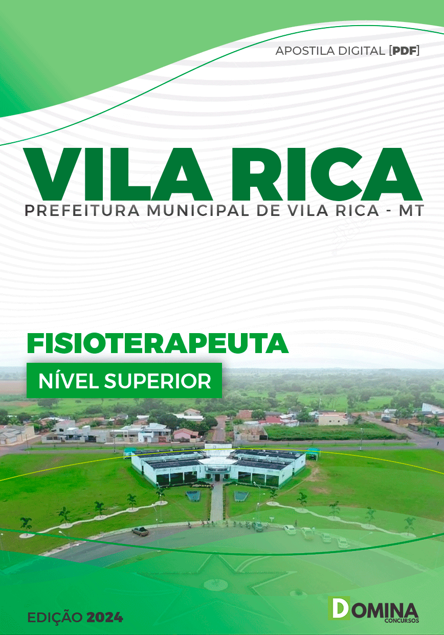 Apostila Pref Vila Rica MT 2024 Fisioterapeuta