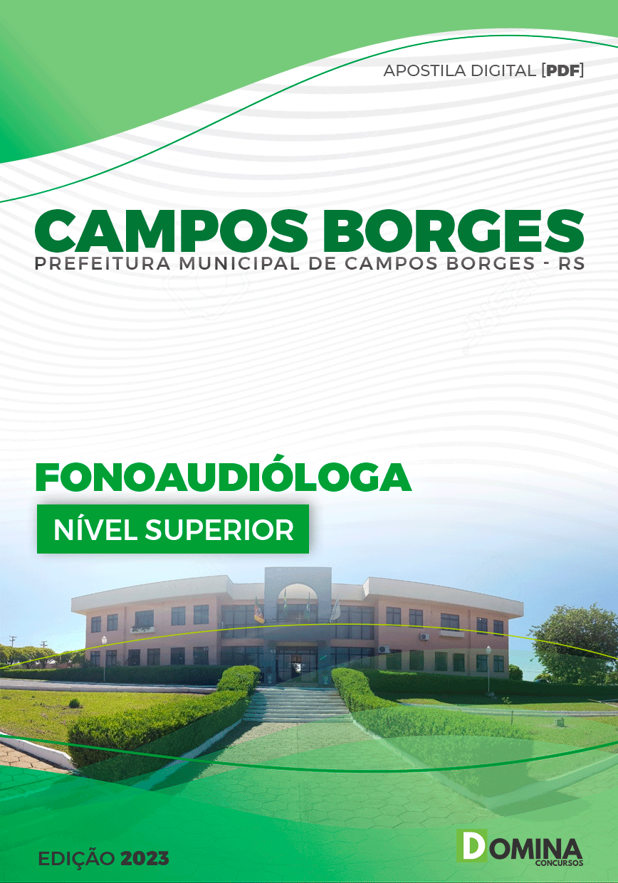 Apostila Pref Campos Borges RS 2023 Fonoaudióloga