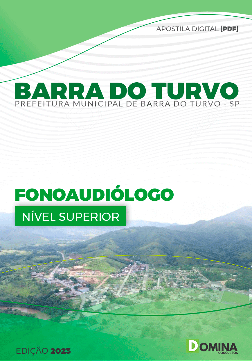 Apostila Pref Barra do Turvo SP 2023 Fonoaudiólogo