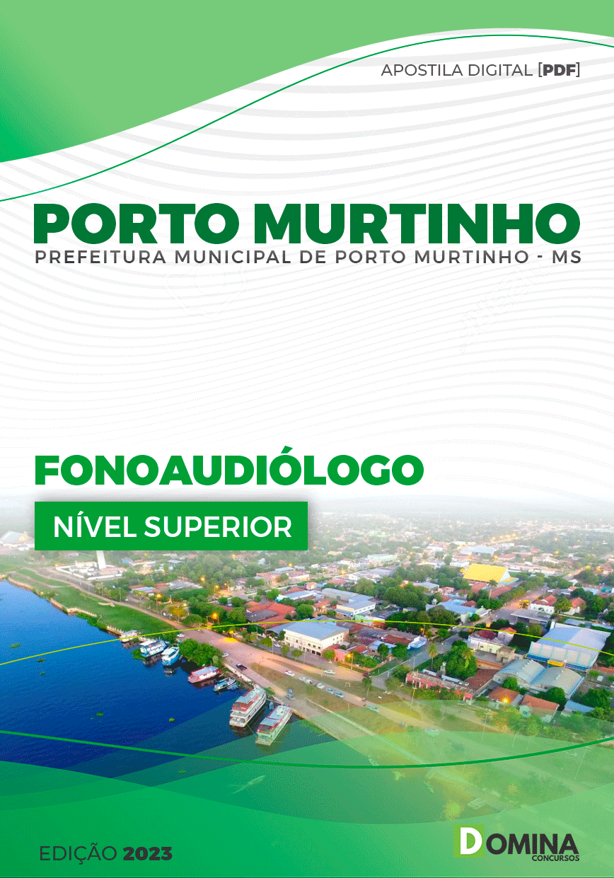 Apostila Pref Porto Murtinho MG 2023 Fonoaudiólogo
