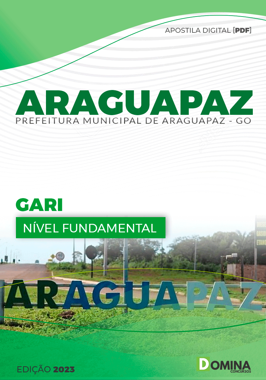 Apostila Concurso Pref Araguapaz GO 2023 Gari