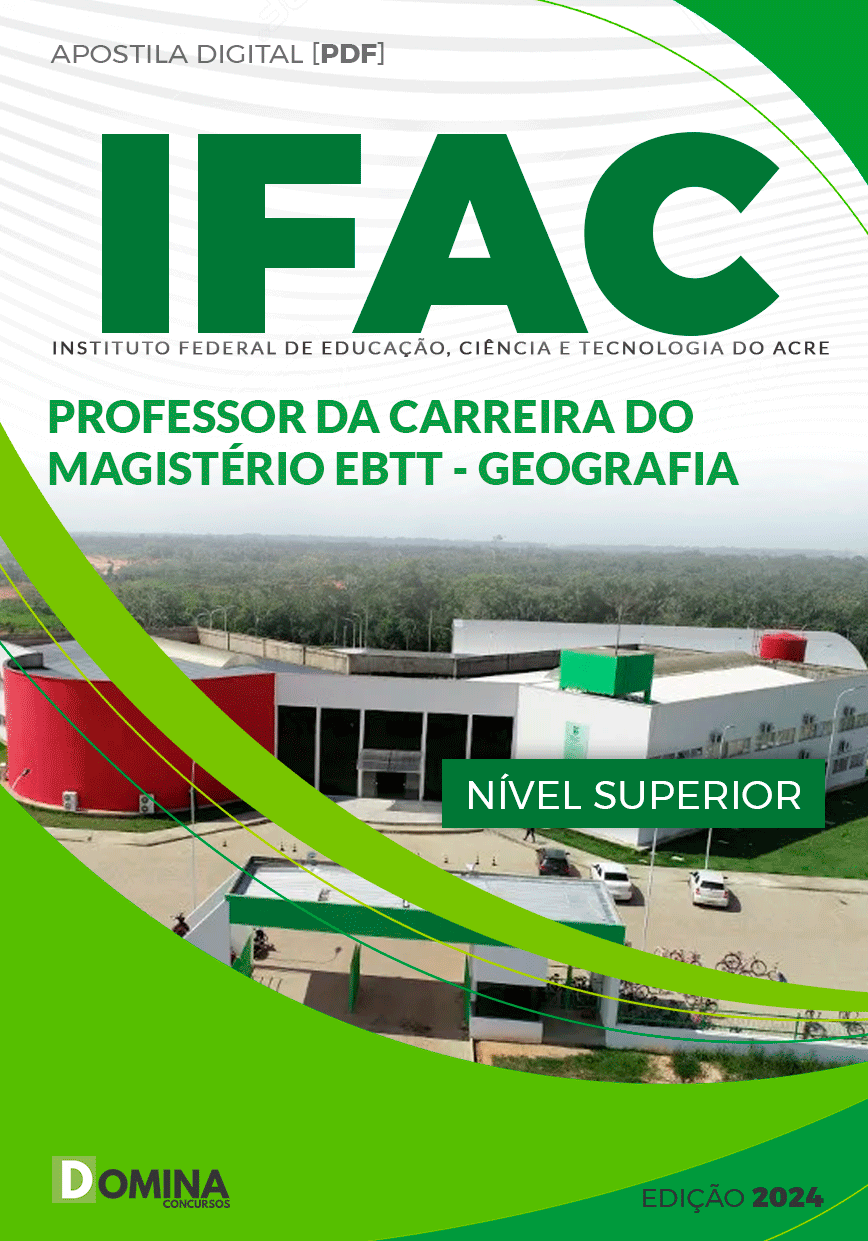 Apostila IFAC 2024 Professor Magistério Geografia