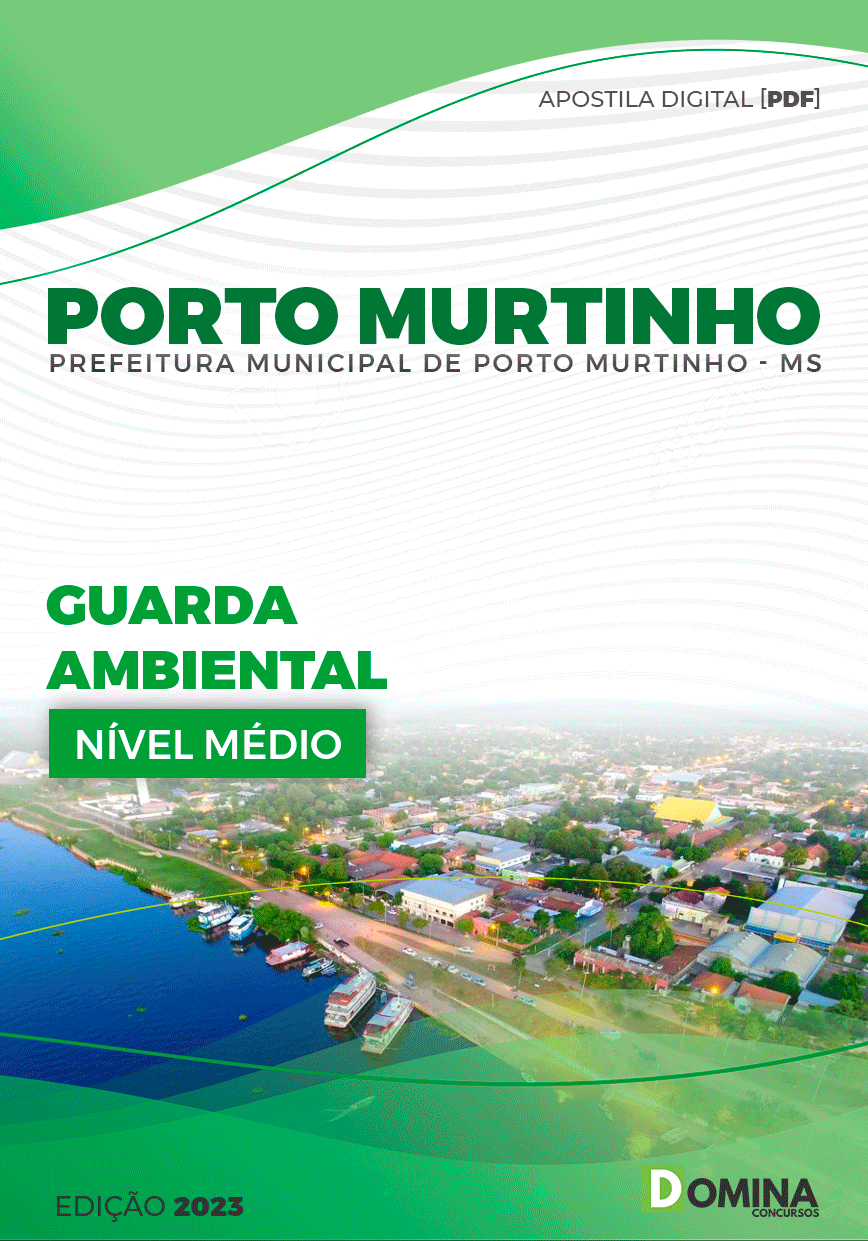 Apostila Pref Porto Murtinho MG 2023 Guarda Ambiental