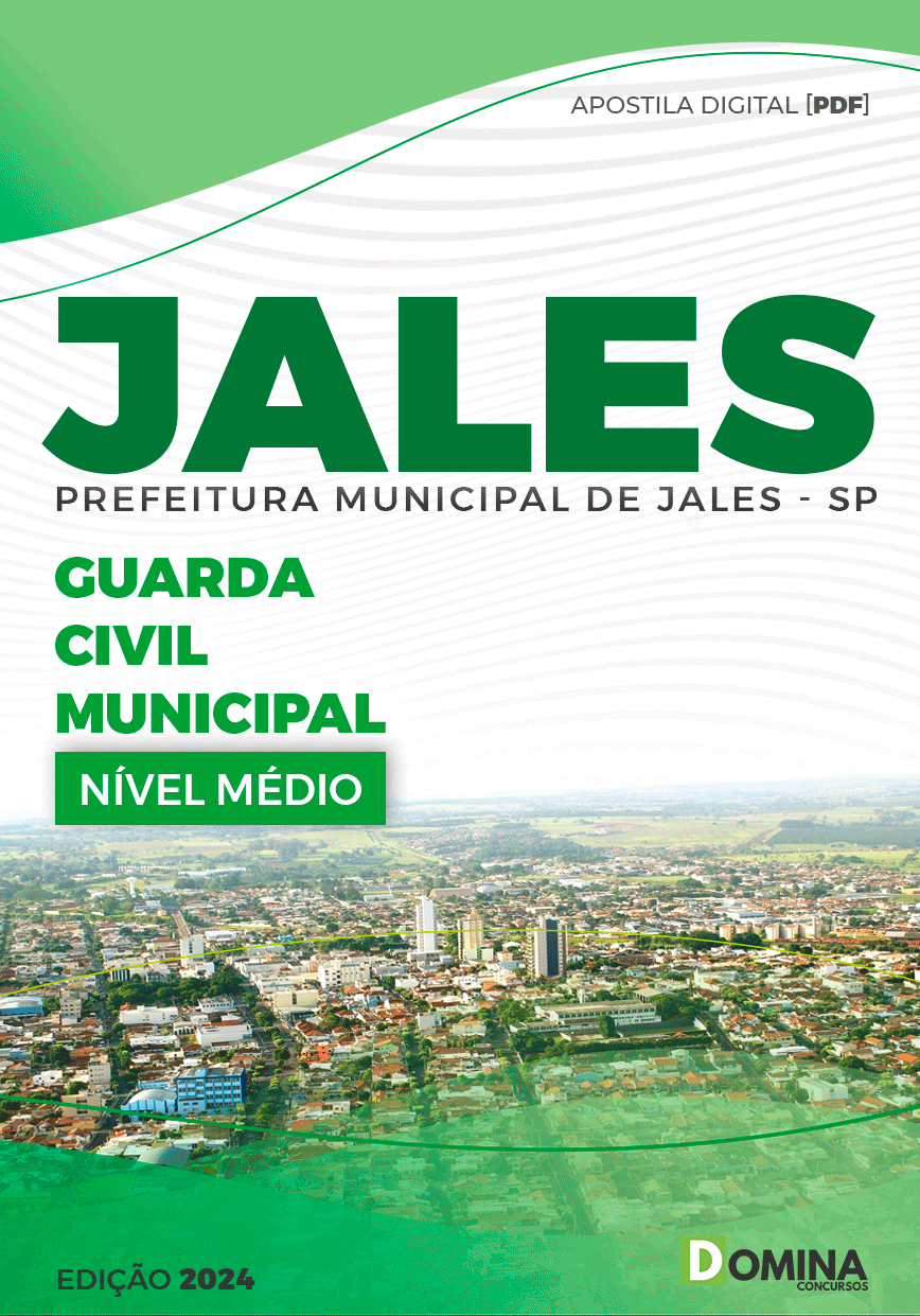Apostila Concurso Pref Jales SP 2024 Guarda Civil Municipal
