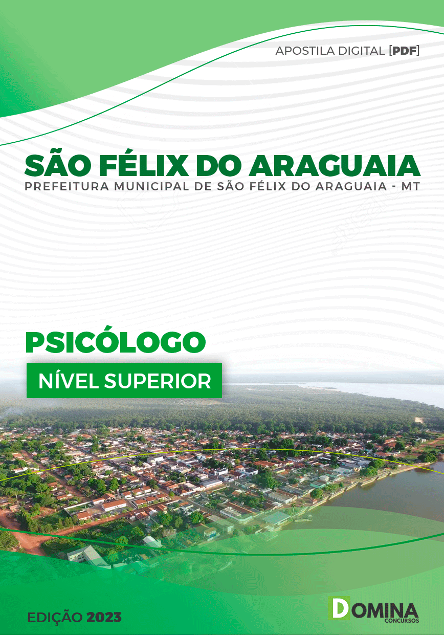 Apostila Pref São Félix do Araguaia MT 2023 Psicólogo