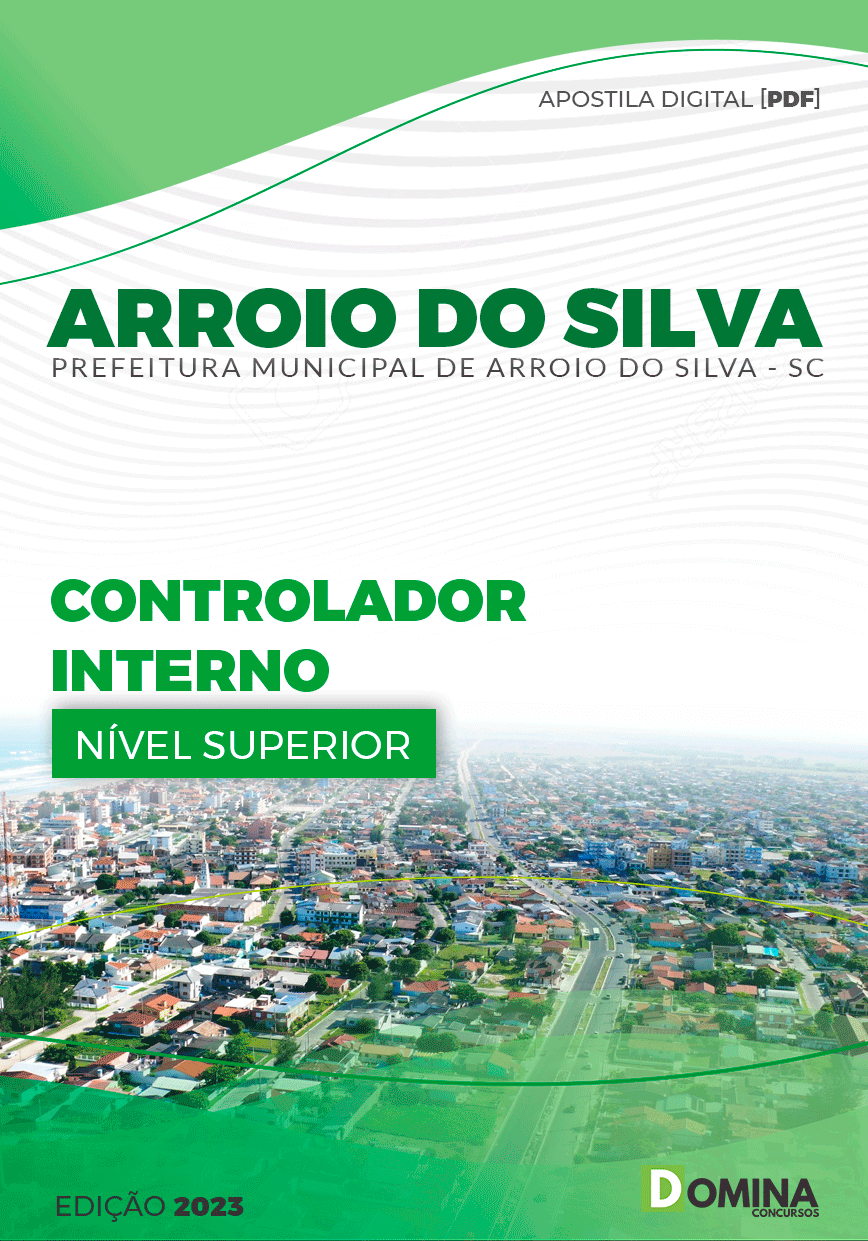 Apostila Pref Arroio do Silva SC 2023 Controlador Interno