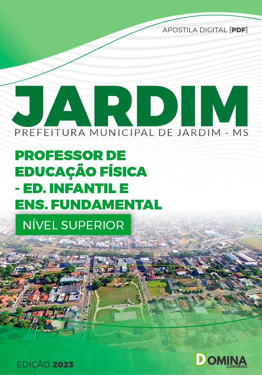 Apostila Concurso JARDIM MS 2023 Professor Educação Física