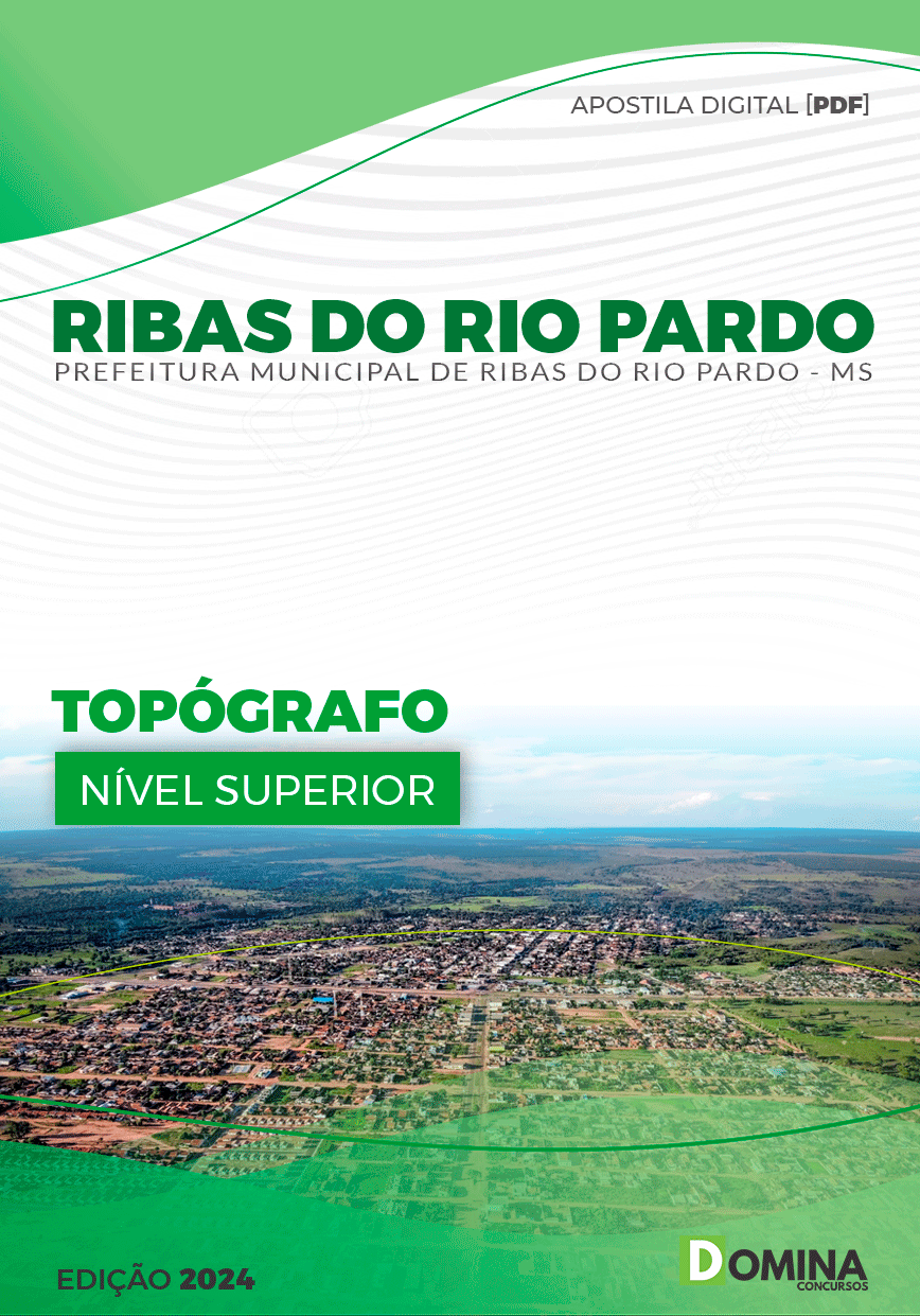 Apostila Pref Ribas do Rio Pardo MS 2024 Topógrafo