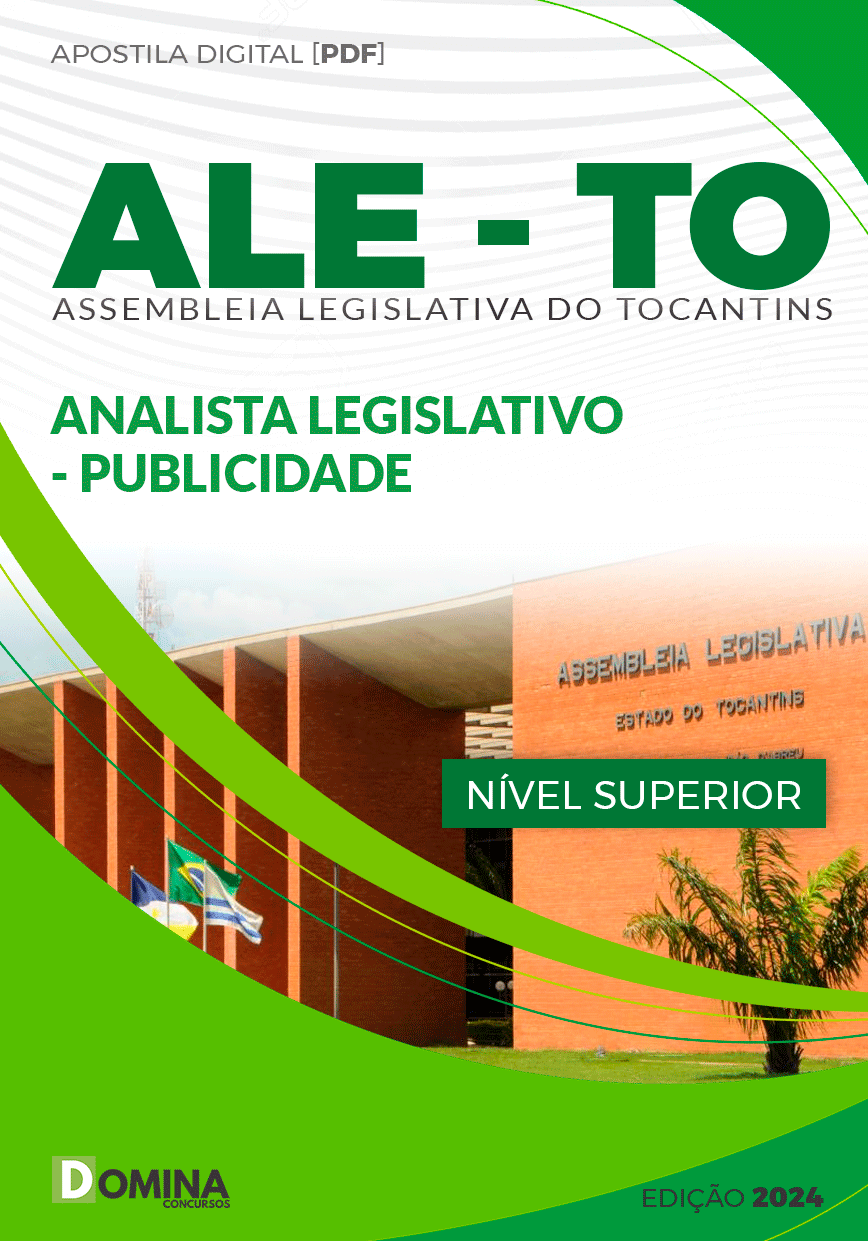 Apostila ALE TO 2024 Analista Legislativo Publicidade