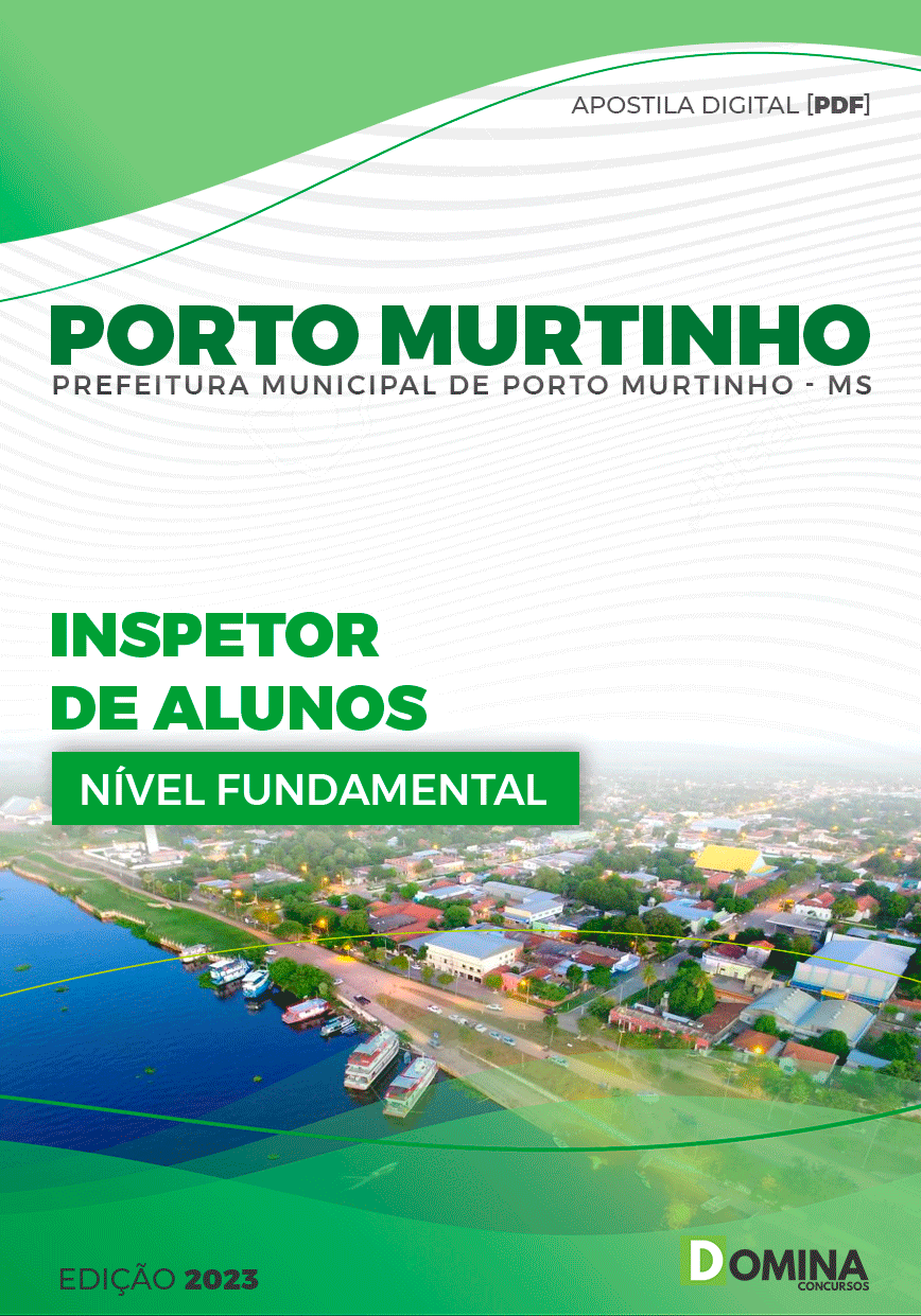 Apostila Pref Porto Murtinho MG 2023 Inspetor Alunos