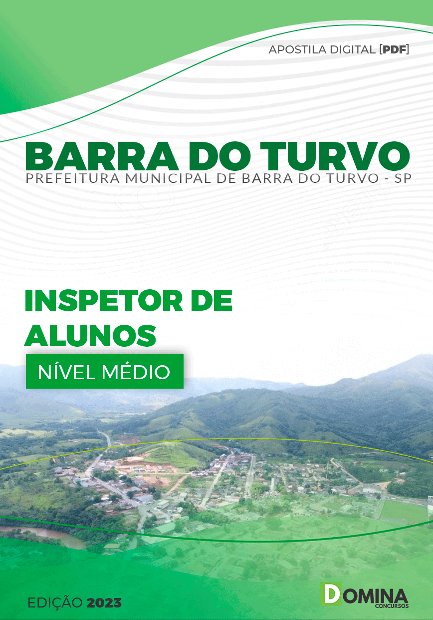 Apostila Pref Barra do Turvo SP 2023 Inspetor Alunos