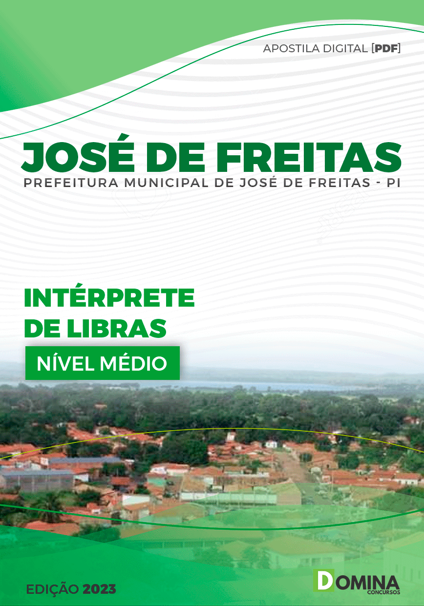 Apostila Pref José de Freitas PI 2023 Intérprete Libras