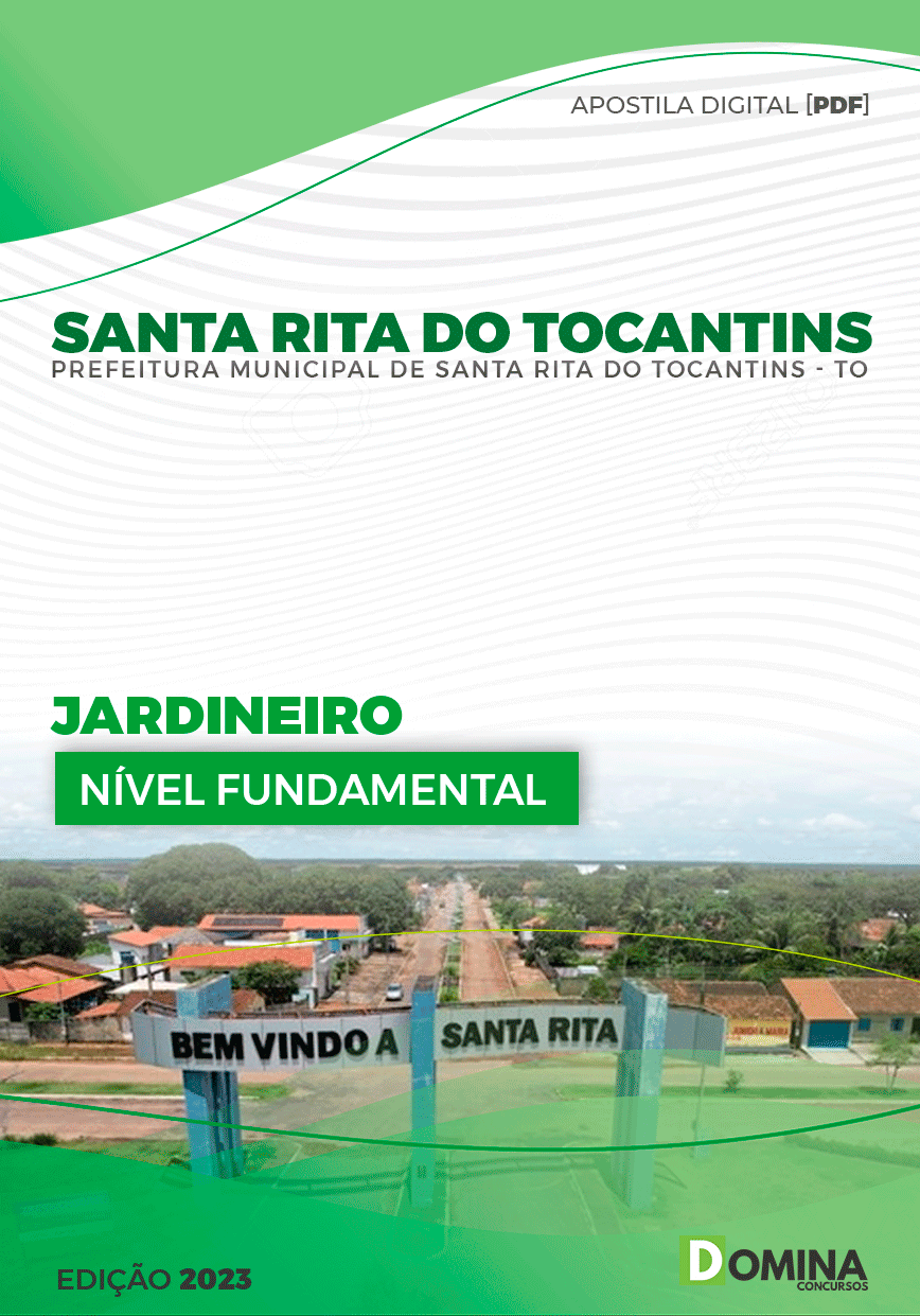 Apostila Pref Santa Rita do Tocantins TO 2023 Jardineiro