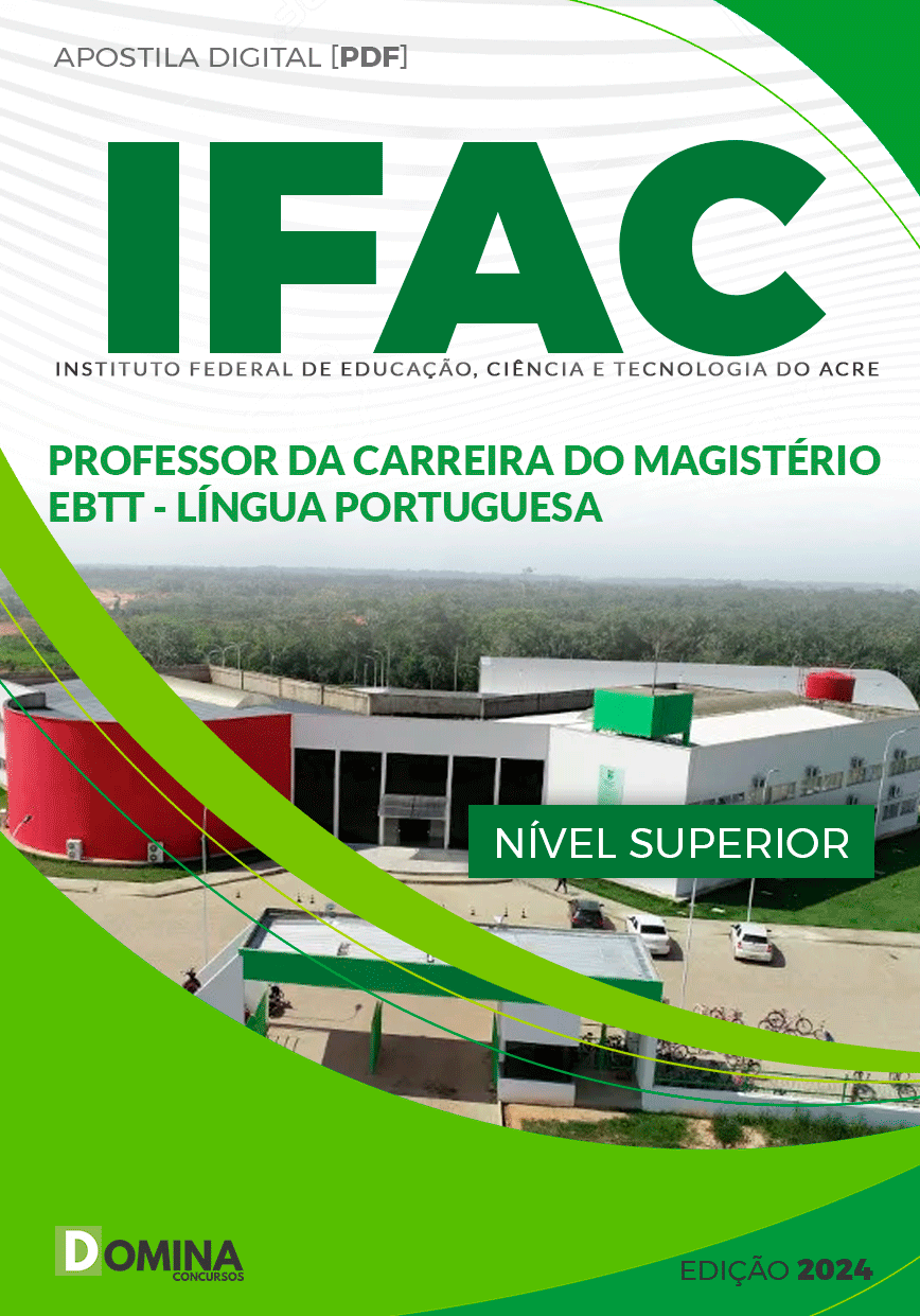 Apostila IFAC 2024 Professor Magistério Língua Portuguesa