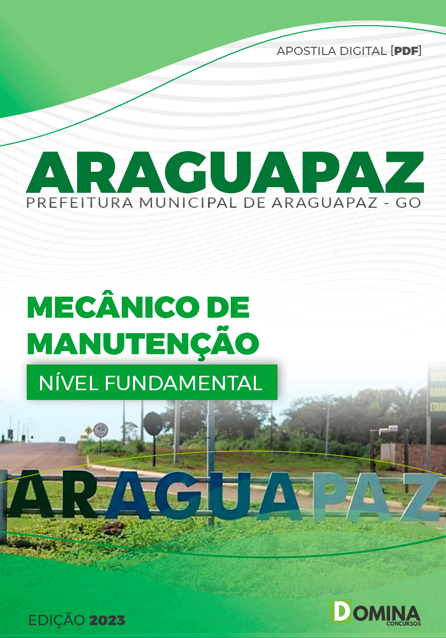 Apostila Concurso Pref Araguapaz GO 2023 Mecânico Manutenção