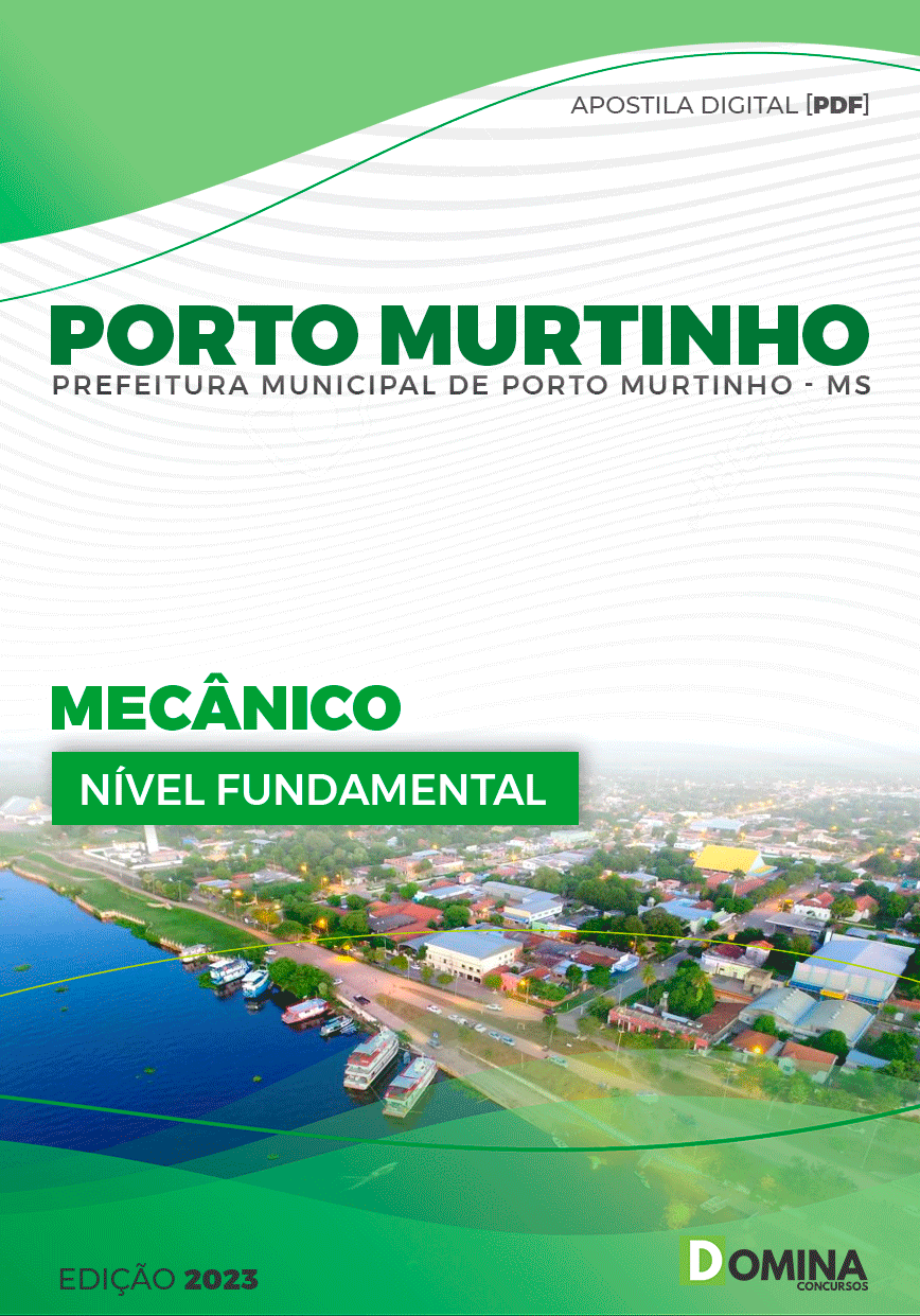 Apostila Pref Porto Murtinho MG 2023 Mecânico