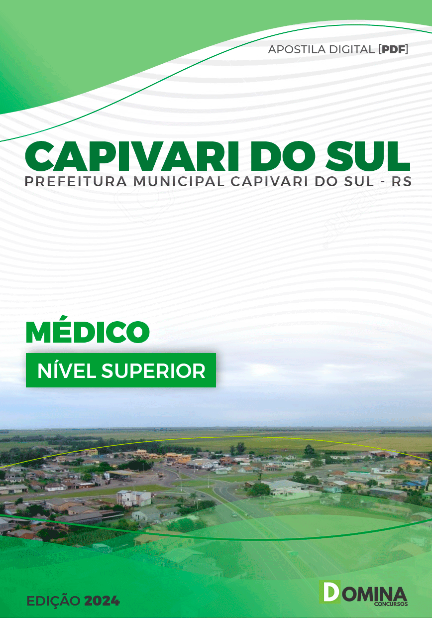 Apostila Pref Capivari do Sul RS 2024 Médico