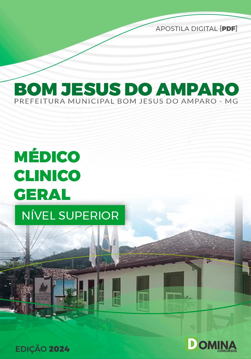 Pref Bom Jesus do Amparo MG 2024 Médico Clínico Geral