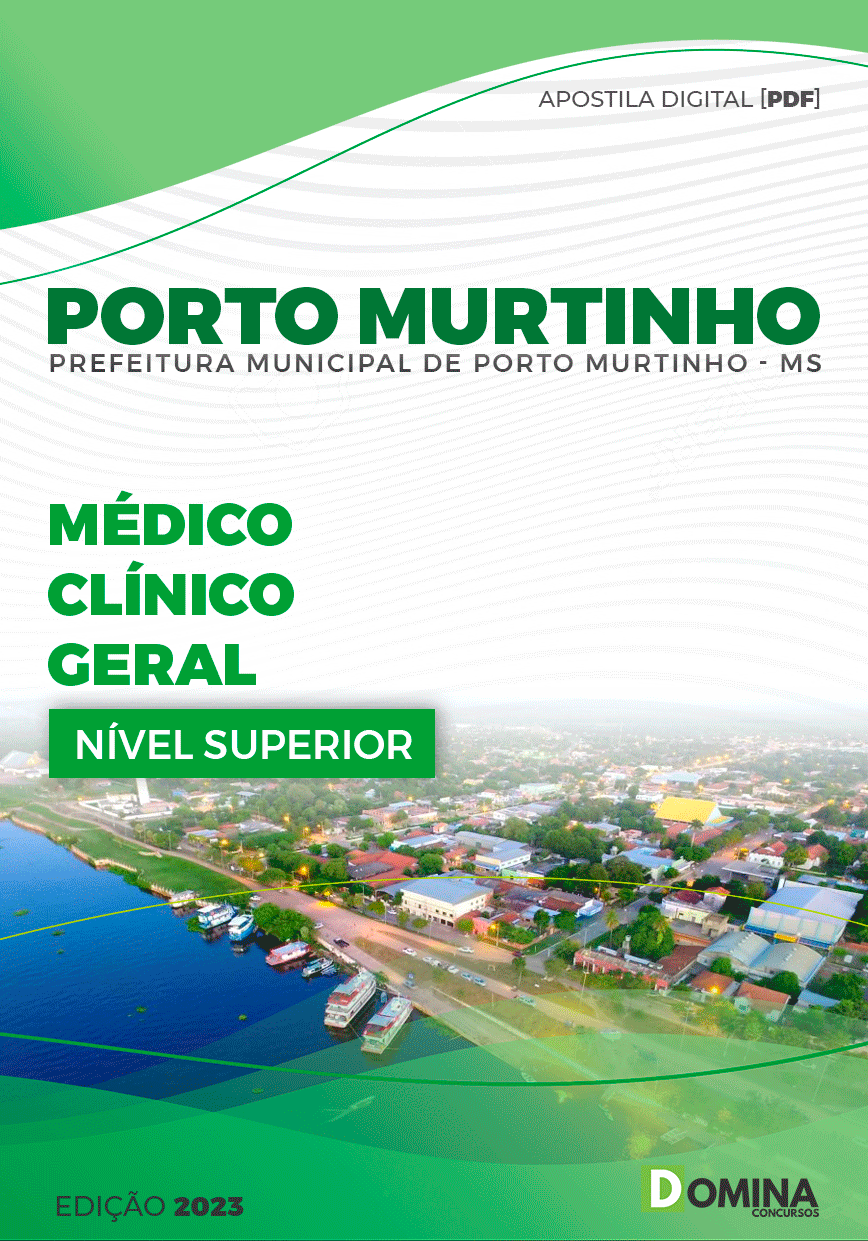 Apostila Pref Porto Murtinho MG 2023 Médico Clínico Geral