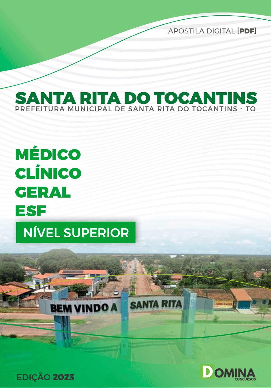 Apostila Pref Santa Rita do Tocantins TO 2023 Médico Clínico Geral