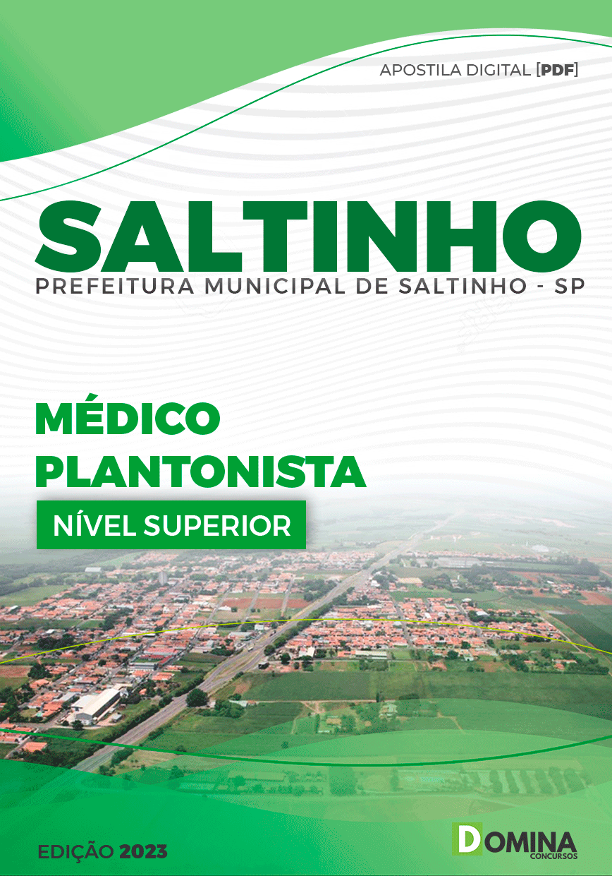 Apostila Concurso Pref Saltinho SP 2023 Médico Plantonista
