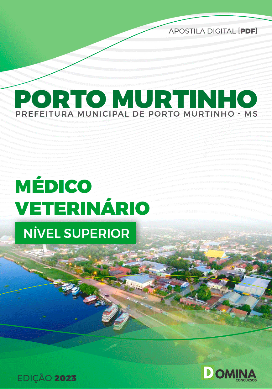 Apostila Pref Porto Murtinho MG 2023 Médico Veterinário